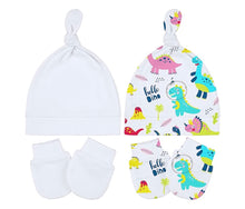 Load image into Gallery viewer, Baby hat and mitten set