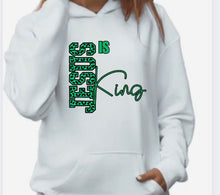 Load image into Gallery viewer, Custom Jesus is king hoodie
