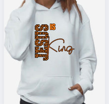 Load image into Gallery viewer, Custom Jesus is king hoodie
