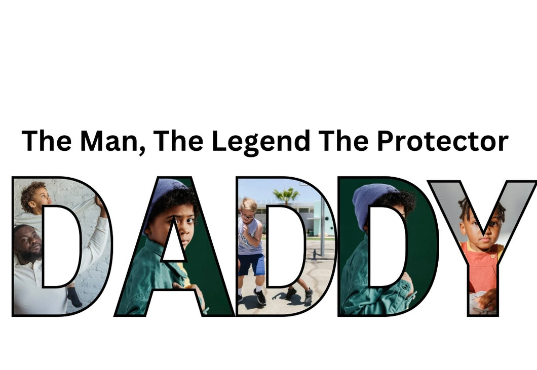 Fathers Day editable template for Canva